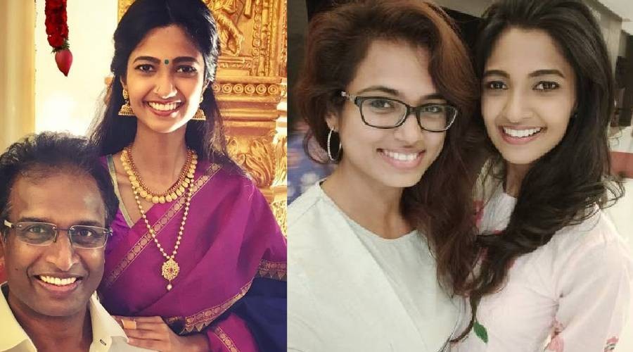 அக்காவையே மிஞ்சிய ரம்யா பாண்டியன் தங்கச்சி கீர்த்தி...
