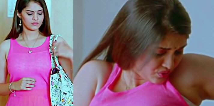 மேலாடையை கழட்டி கவர்ச்சி விருந்து வைத்த சுரபி... நடுங்கிபோன ரசிகர்கள் !