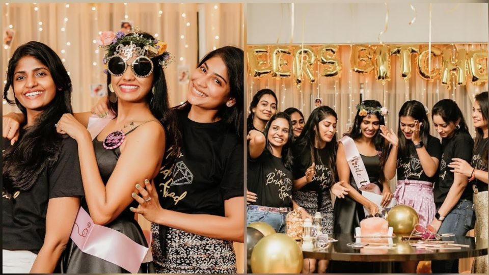 பேச்சிலர் பார்ட்டி கொண்டாடிய ‘கண்ணும் கண்ணும் கொள்ளையடித்தால்’ நடிகை