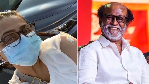 கொரோனா தடுப்பூசி போட்டுக்கொண்ட ரஜினி பட நடிகை