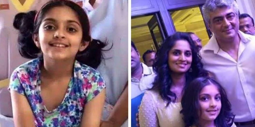 அஜித்தின் மகளா இது..! அடையாளம் தெரியாத அளவிற்கு வளர்ந்துவிட்டாரே